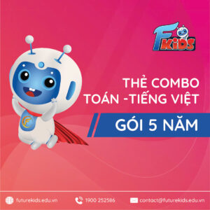 Combo Toán - Tiếng Việt tiểu học VIP 5 năm