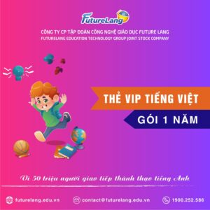 Khóa học Tiếng Việt Tiểu học 1 năm